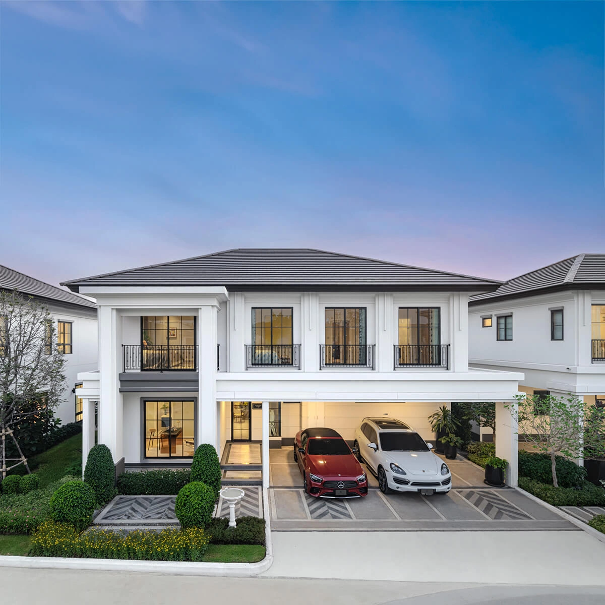 บ้าน เศรษฐสิริ บางนา - สุวรรณภูมิ เลขที่ 888/167 ทิศเหนือ แปลงสวย ใกล้สวน