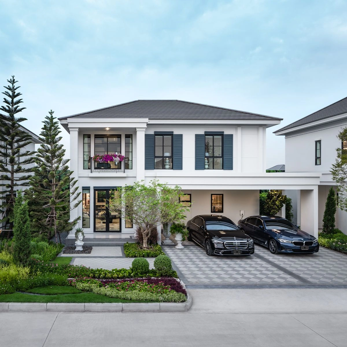 บ้าน เศรษฐสิริ ดอนเมือง เลขที่ 289/19 ทิศเหนือ โซนใกล้สวน