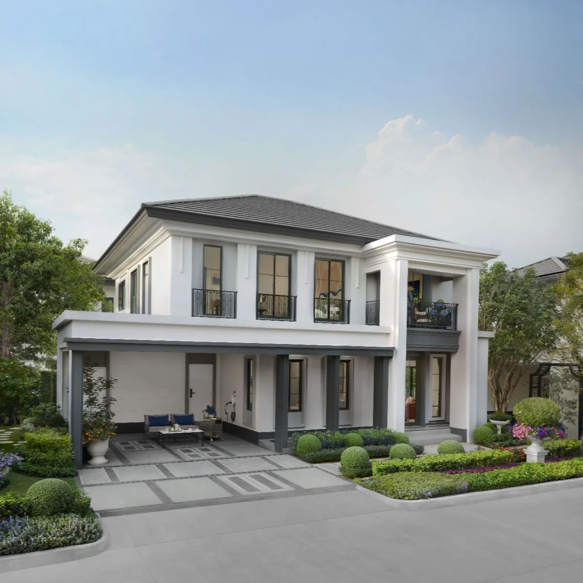 บ้าน เศรษฐสิริ ราชพฤกษ์ - นครอินทร์ เลขที่ 168/26 ทิศเหนือ เฟสใหม่ โซนส่วนตัว