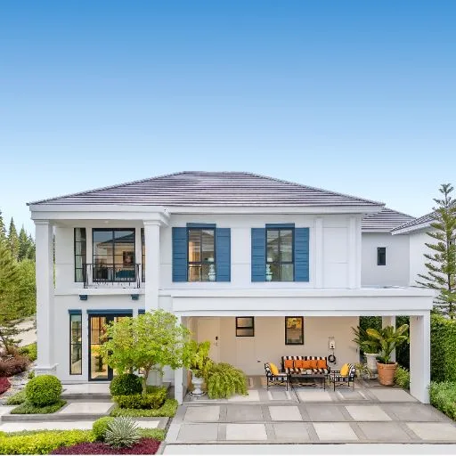 บ้าน เศรษฐสิริ วัชรพล - เทพรักษ์ เลขที่ 99/81 ทิศเหนือ แปลงมุม โซนส่วนตัว