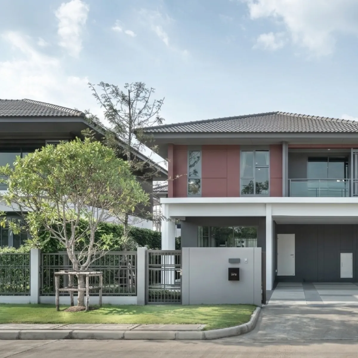 บ้าน เศรษฐสิริ วงแหวน - ลำลูกกา เลขที่ 87/115 ทิศใต้ บ้านฟังก์ชันครบ