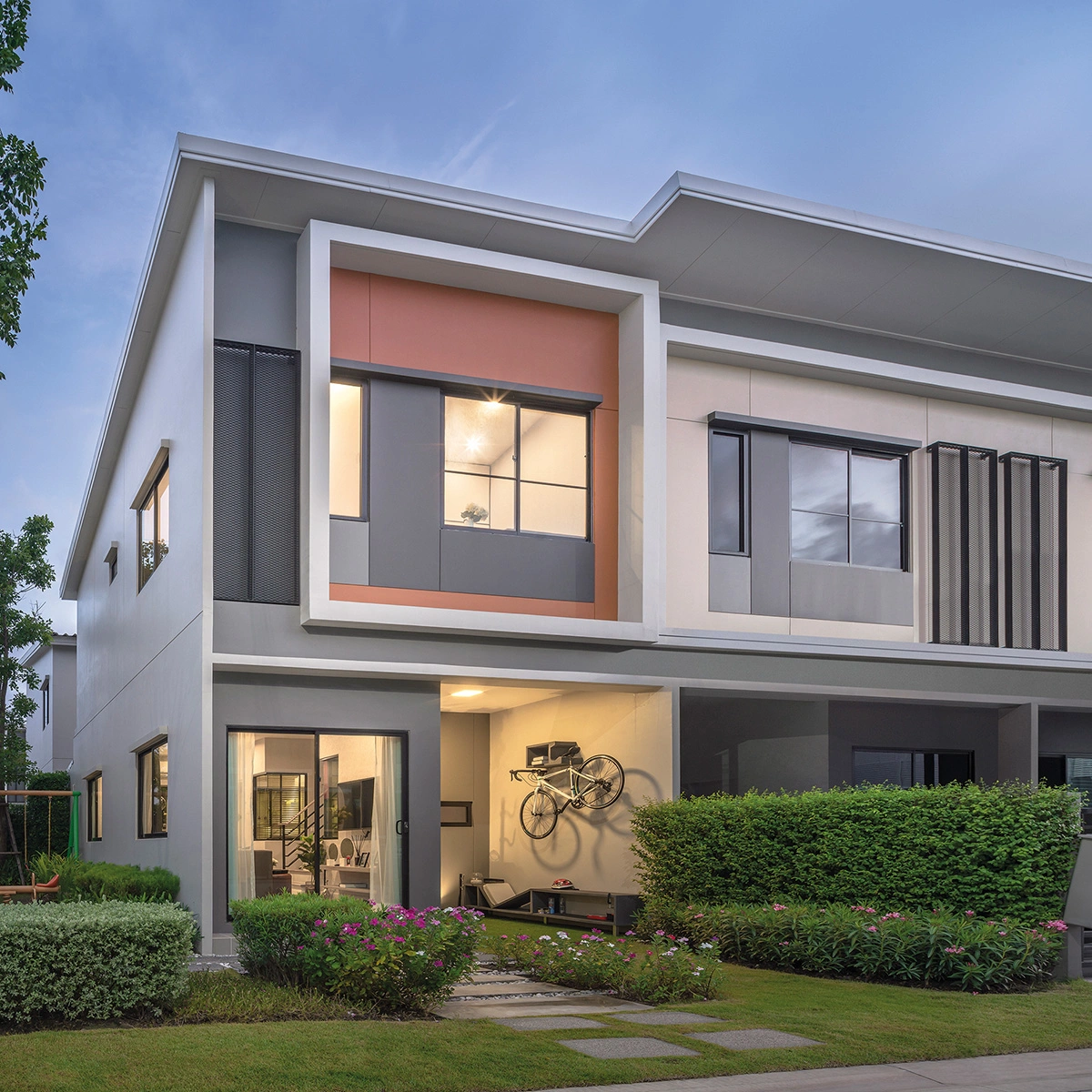 ทาวน์โฮม สิริ เพลส บางใหญ่ เลขที่ 88/276 ทิศเหนือ โซนสุดท้ายปิดโครงการ