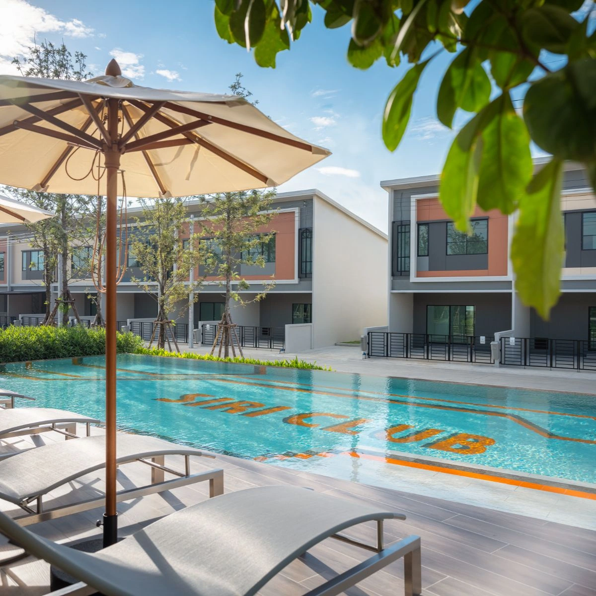 ทาวน์โฮม สิริ เพลส ราชพฤกษ์ - 346 เลขที่ 198/140 ทิศตะวันออกเฉียงใต้ แปลงมุม โซนส่วนตัว หน้าบ้านไม่ติดใคร