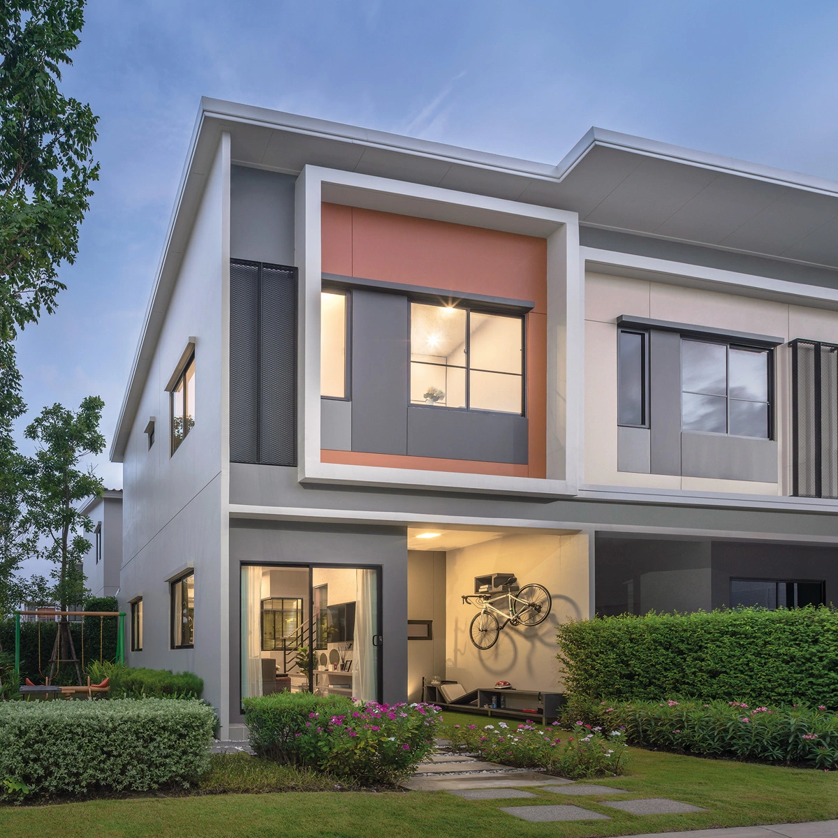 ทาวน์โฮม สิริ เพลส ราชพฤกษ์ - 346 เลขที่ 198/241 ทิศตะวันออกเฉียงใต้ <br>เฟสใหม่ 2 ห้องนอนใหญ่