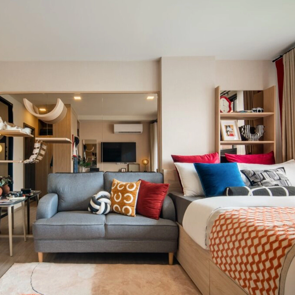 คอนโด เดอะ มูฟ สุขุมวิท 107 เลขที่ 010834 ทิศเหนือ ห้องแต่งครบ ชั้นสูง พร้อมอยู่