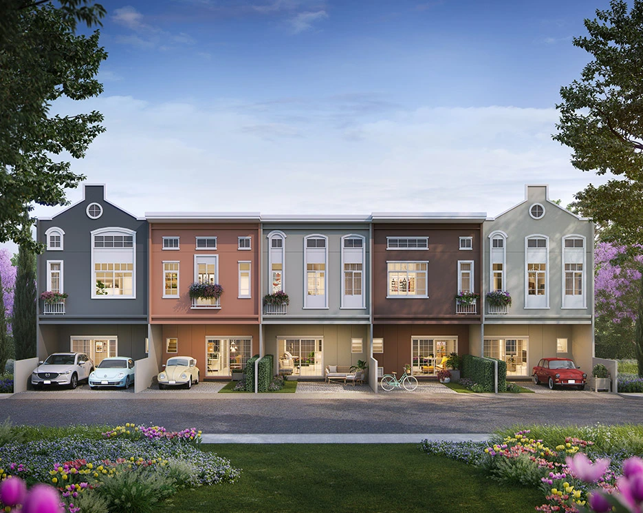 โครงการบ้านทาวน์โฮม Townhome ทาวน์เฮ้าส์ สิริ เพลส รังสิต 2 (Siri Place Rangsit2)
