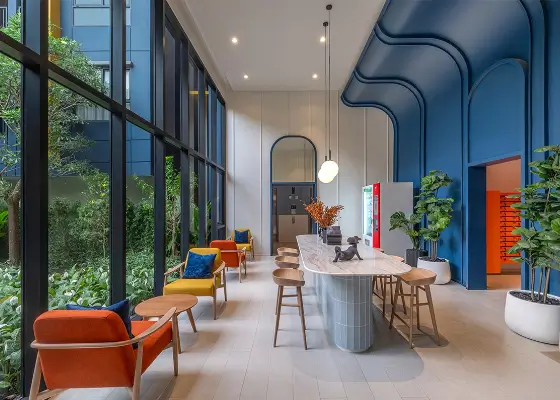 Co-Working Space โครงการ ดีคอนโด ชายน์ รังสิต คอนโดรังสิตใกล้ ม.ธรรมศาสตร์