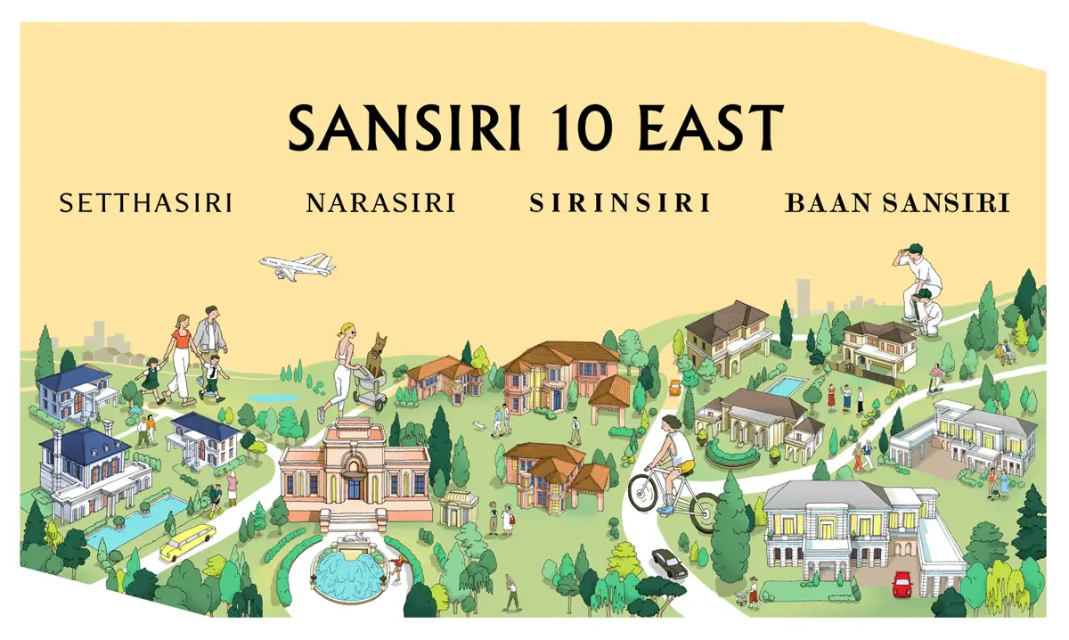 โครงการบ้านเดี่ยว บางนาใน Sansiri 10 EAST Community