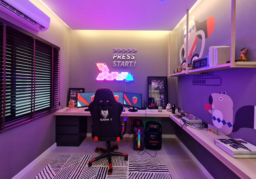 ห้องอเนกประสงค์ พร้อมรองรับปรับให้เป็นห้องแคสเกมส์ ห้องไลฟ์ขายสินค้า หรือห้องอัดคลิปสำหรับ Youtuber