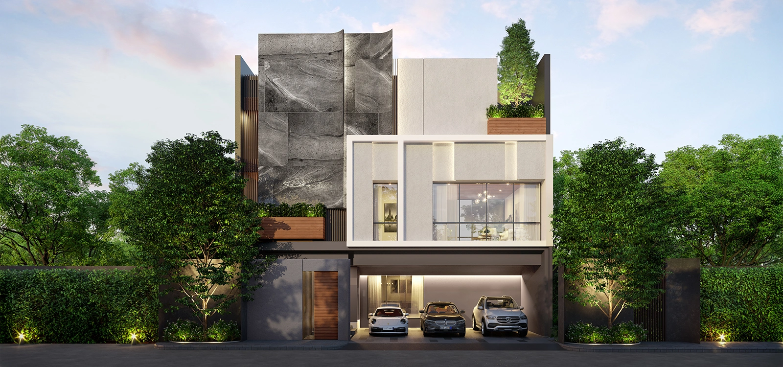 บ้านเดี่ยว 3 ชั้น โครงการใหม่ บูก้าน กรุงเทพกรีฑา แปลนแบบบ้าน ACME