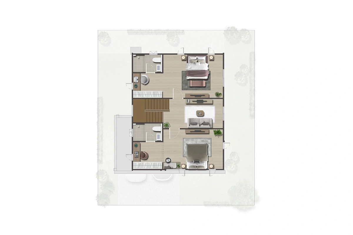 บ้านเดี่ยว สราญสิริ โคราช เลขที่ 399/177 ทิศเหนือ แปลงมุม ที่ดินใหญ่ โซนใกล้สวน