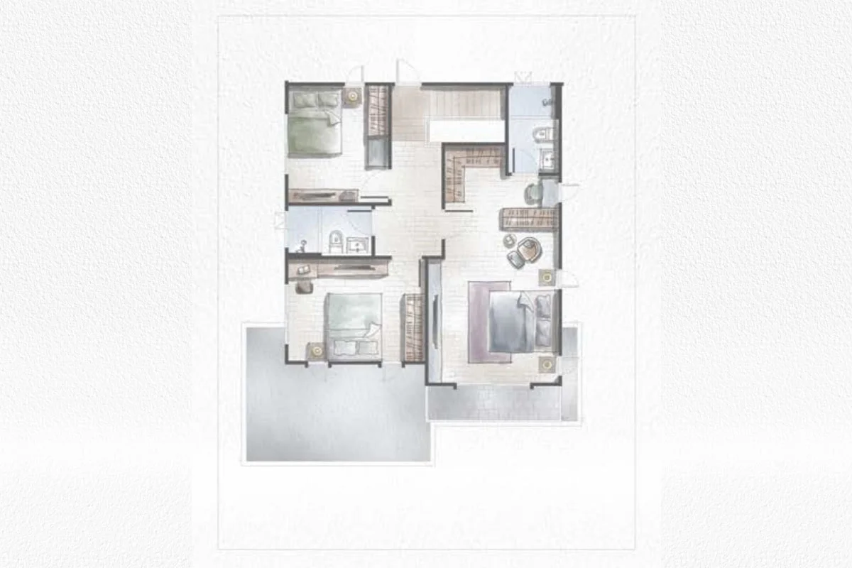 บ้านเดี่ยว สราญสิริ ราชพฤกษ์ - 346 เลขที่ 555/185 ทิศตะวันตกเฉียงเหนือ บ้านเดี่ยว เฟสใหม่ใกล้สวน